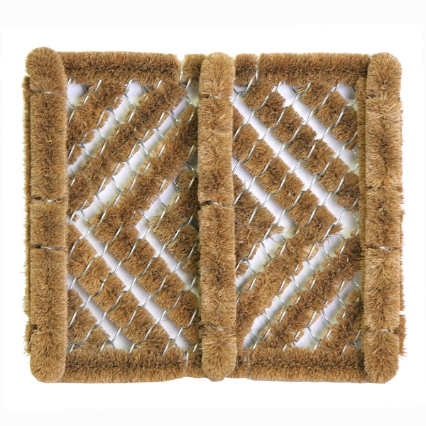 Sports Licensing Solutions Sports Licensing Solutions 12 in. W X 14 in. L Brown Adirondack Coir Boot/Shoe Scraper 58778 - main